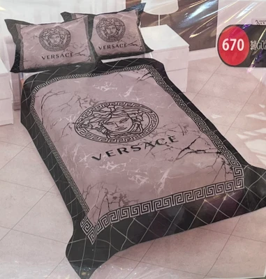 ست روتختی طرح ورساچه سه بعدی گوزل کد 670 یک نفره و دو نفره