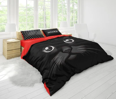 ست روتختی سه بعدی گوزل یک نفره طرح گربه MEOWW