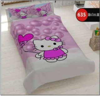 ست روتختی دخترانه سه بعدی گوزل یک نفره کد 635