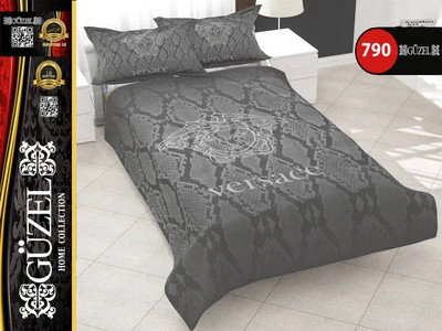 ست روتختی طرح ورساچه سه بعدی گوزل کد 790 یک نفره و دو نفره