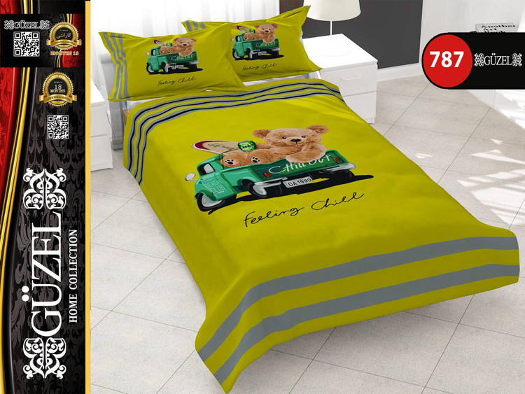 ست روتختی پسرانه سه بعدی گوزل یک نفره کد 787